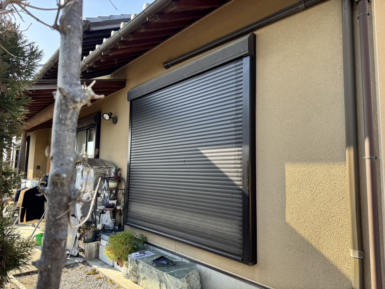 事例②後付けでシャッターを電動化