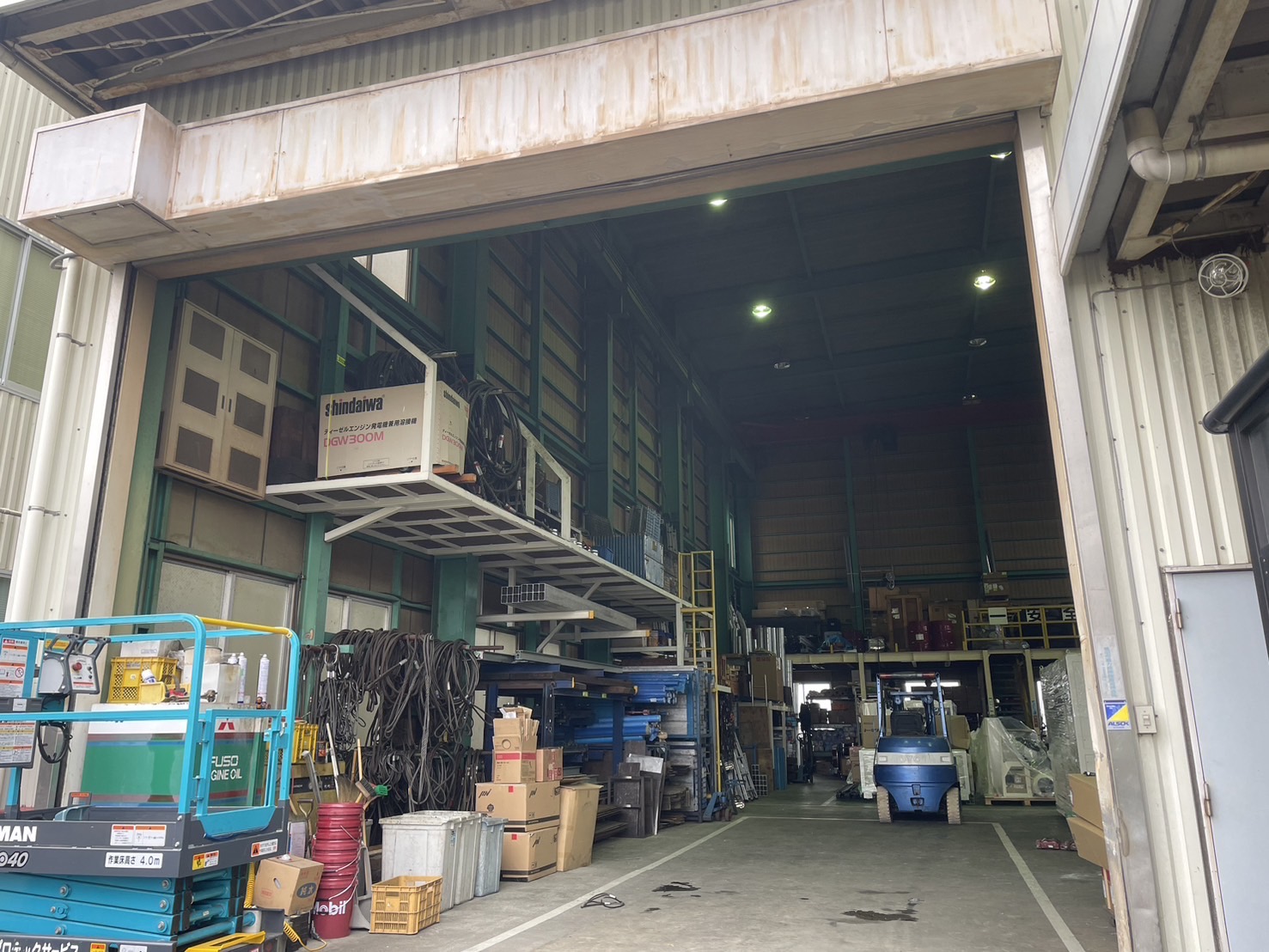 電動 倉庫・工場 のシャッター施工事例