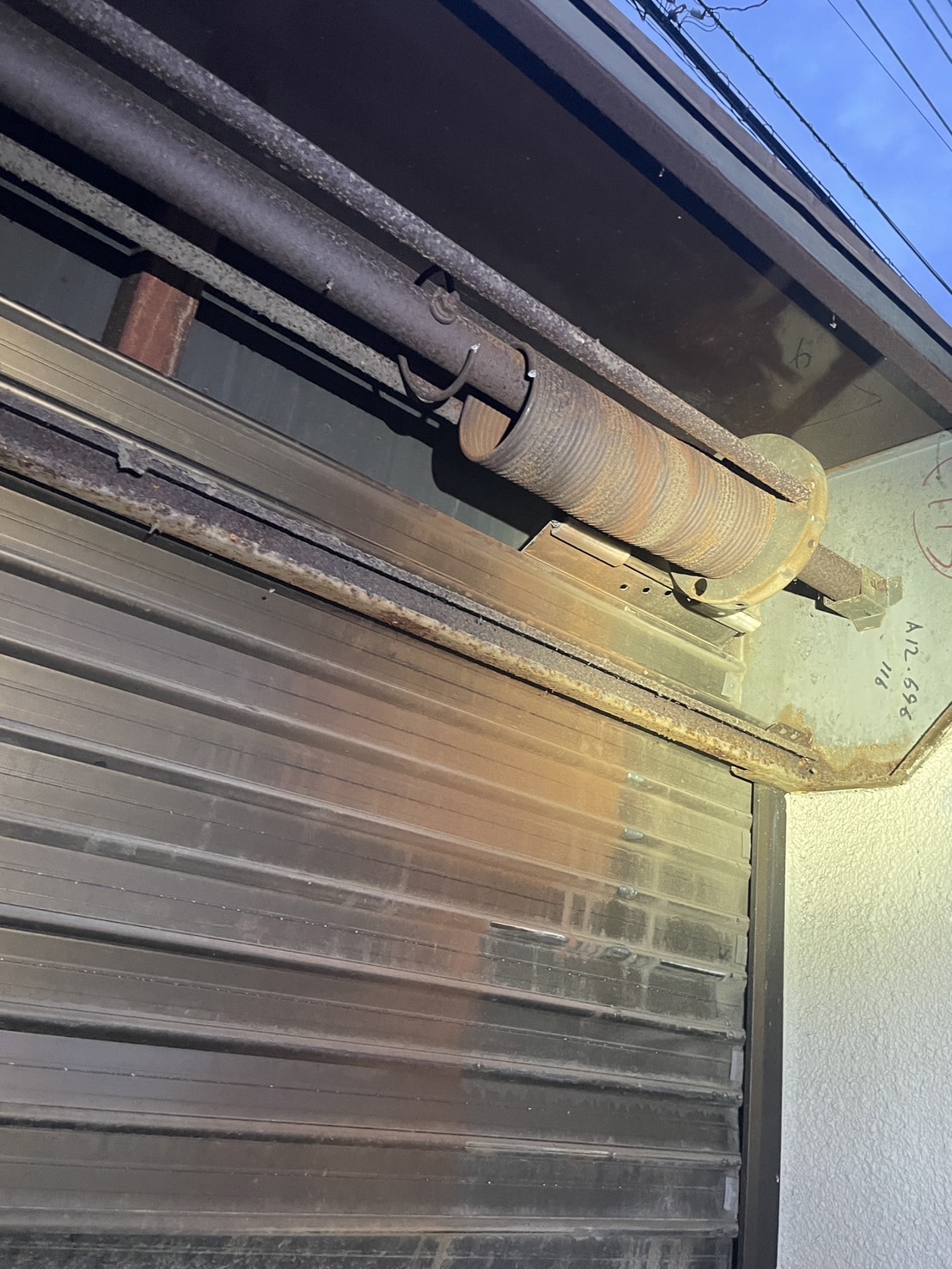 電動 ガレージ・車庫 のシャッター施工事例