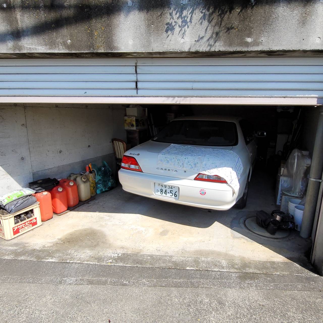 手動 ガレージ・車庫 のシャッター施工事例